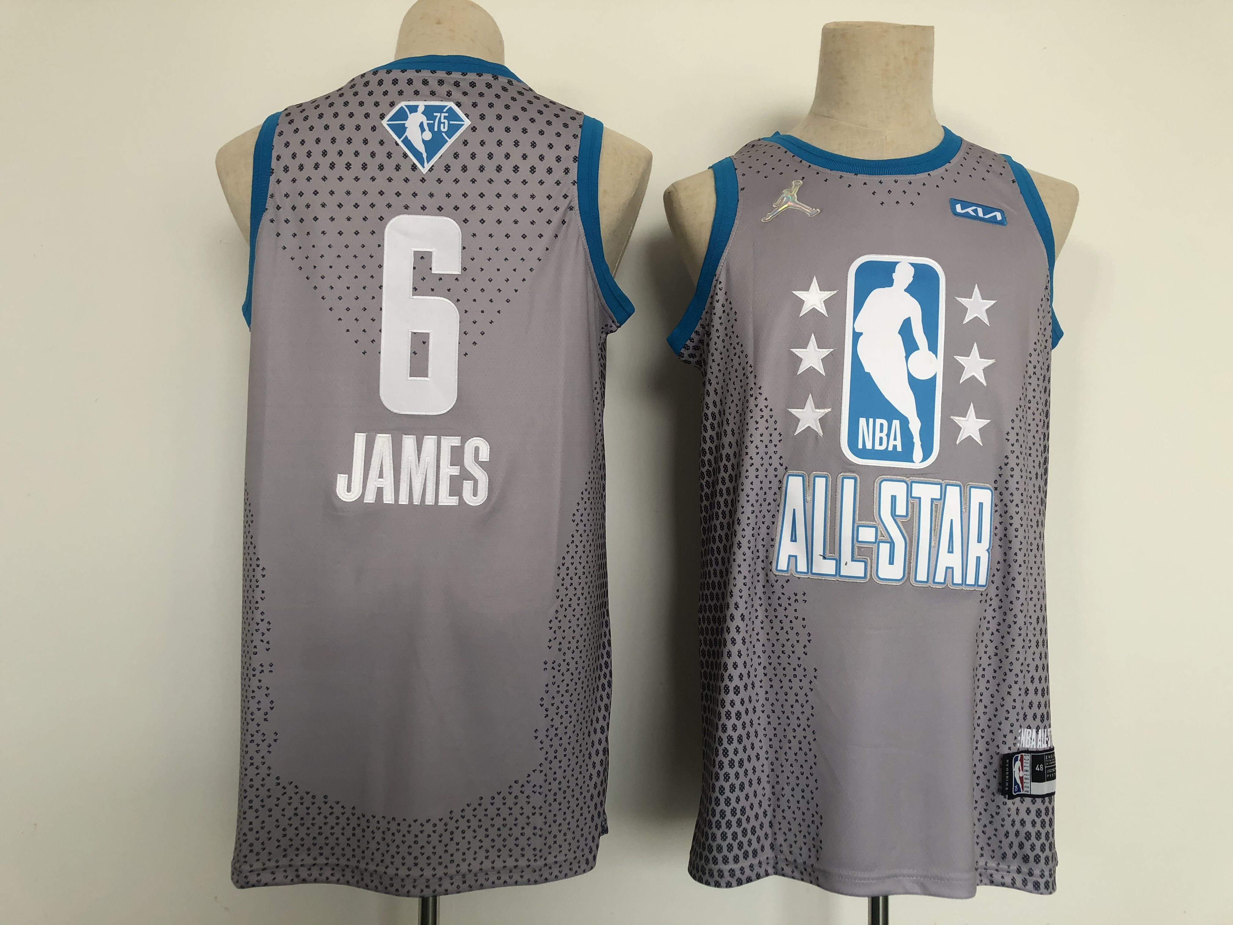 Men Los Angeles Lakers 6 James Grey 2022 All Star NBA Jersey